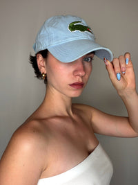 Casquette Bleu Clair Lacoste ajustable vintage