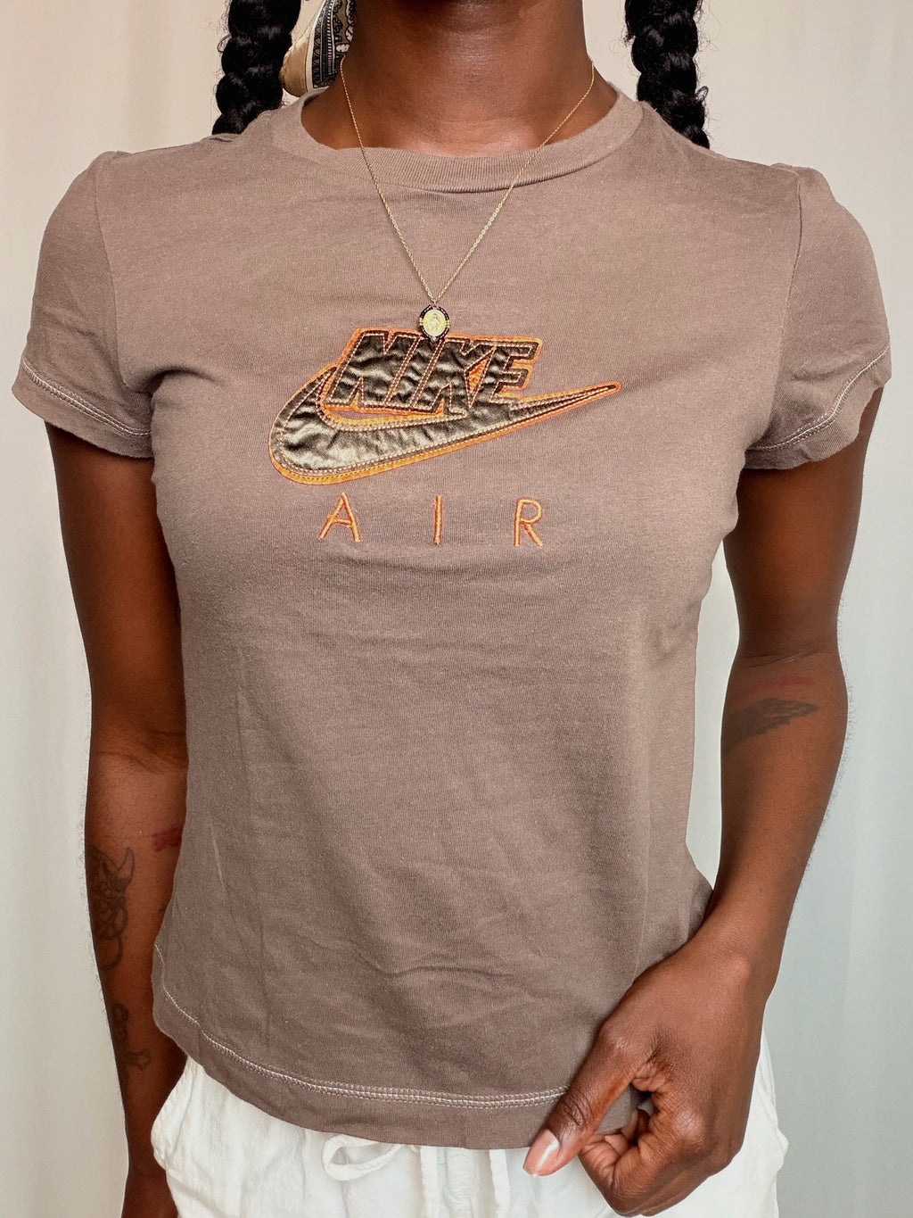Tshirt brun Nike S vintage