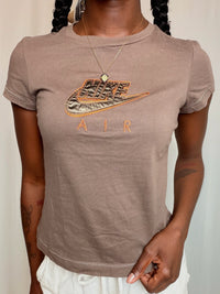 Tshirt brun Nike S vintage