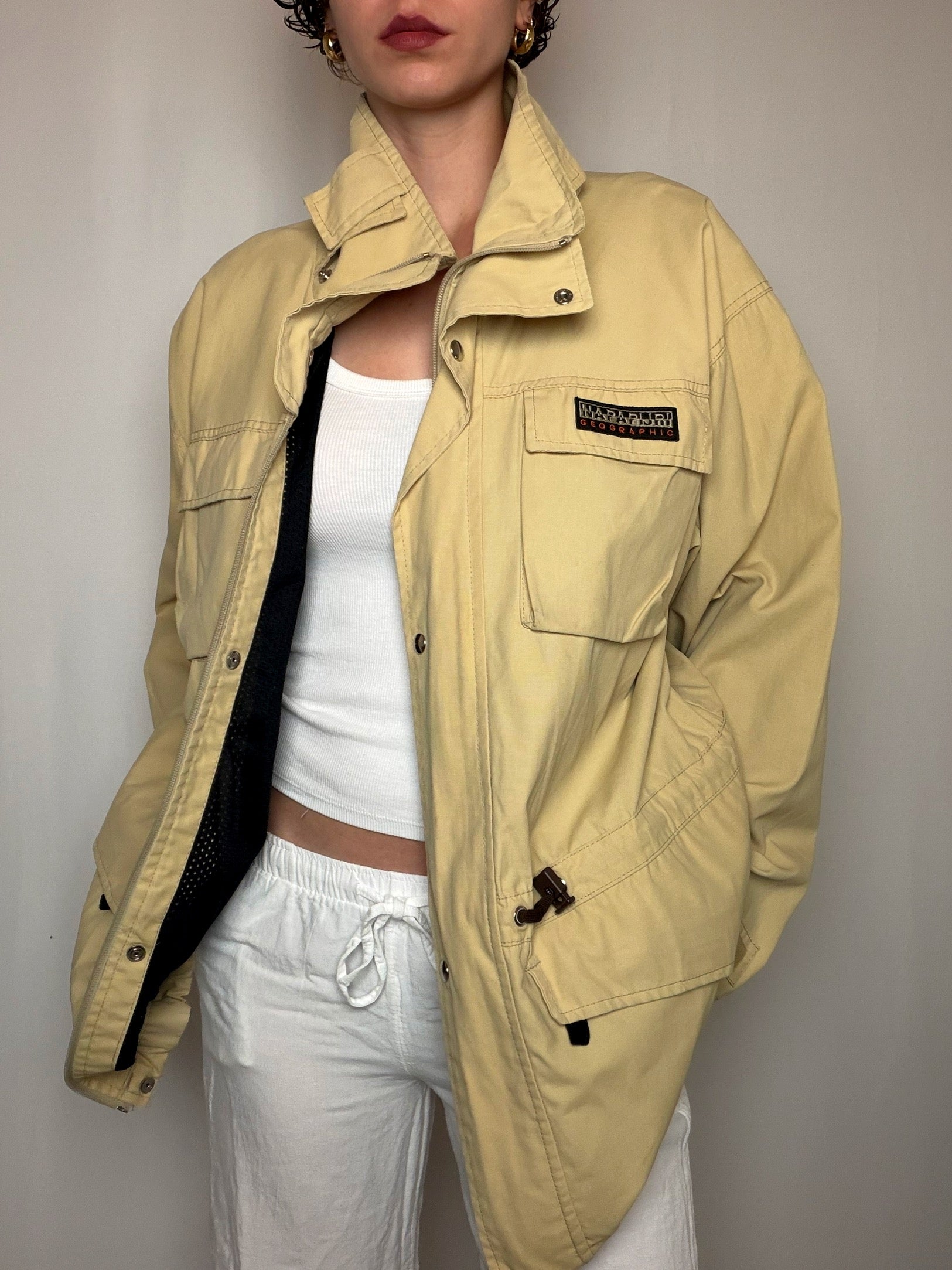 Jacket Beige Napapijri L vintage