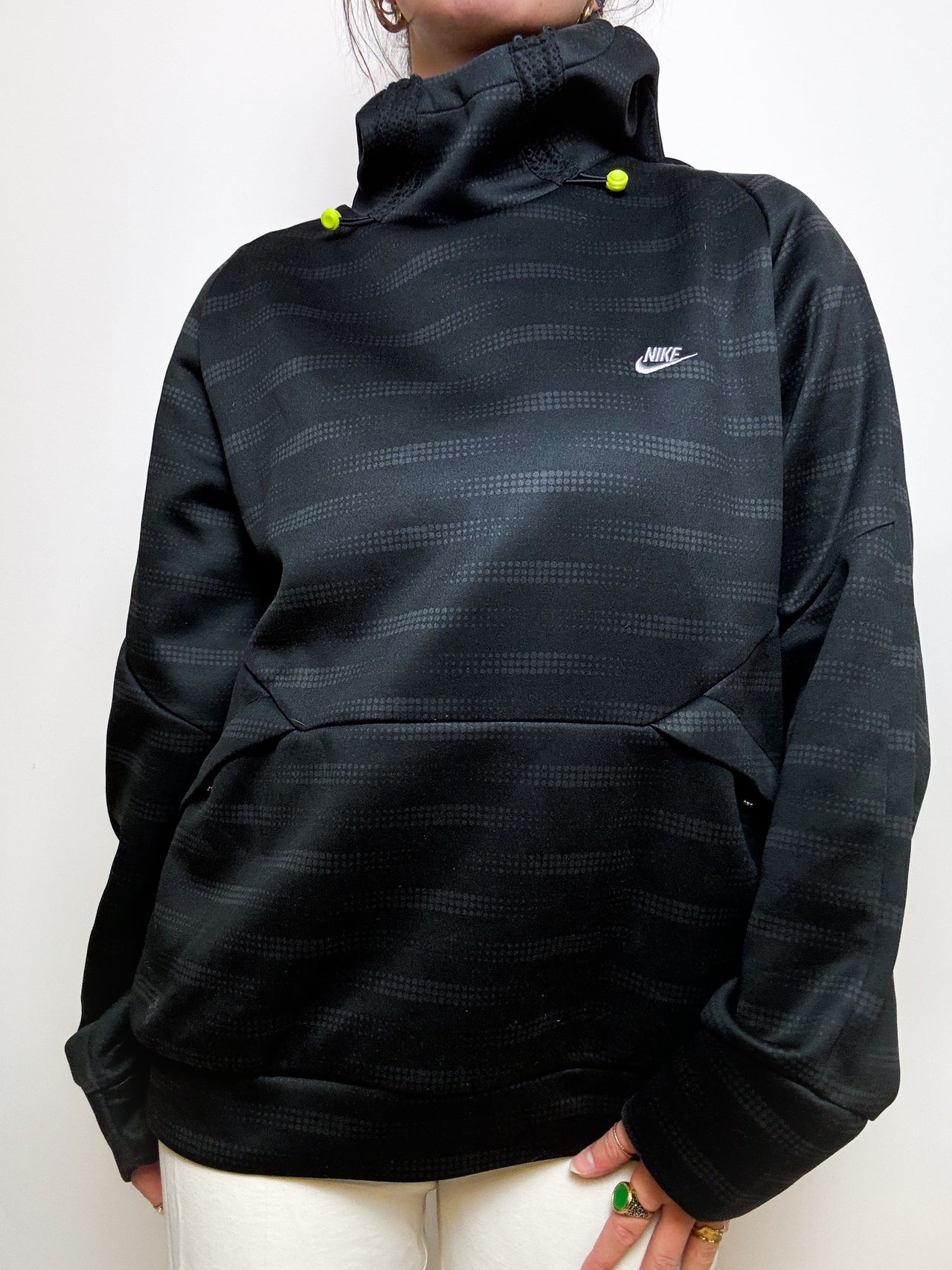 Pull à capuche noir Nike L/XL