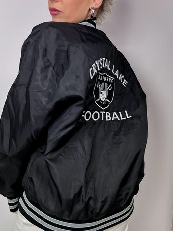 Walsh Black American Bomber Jacket