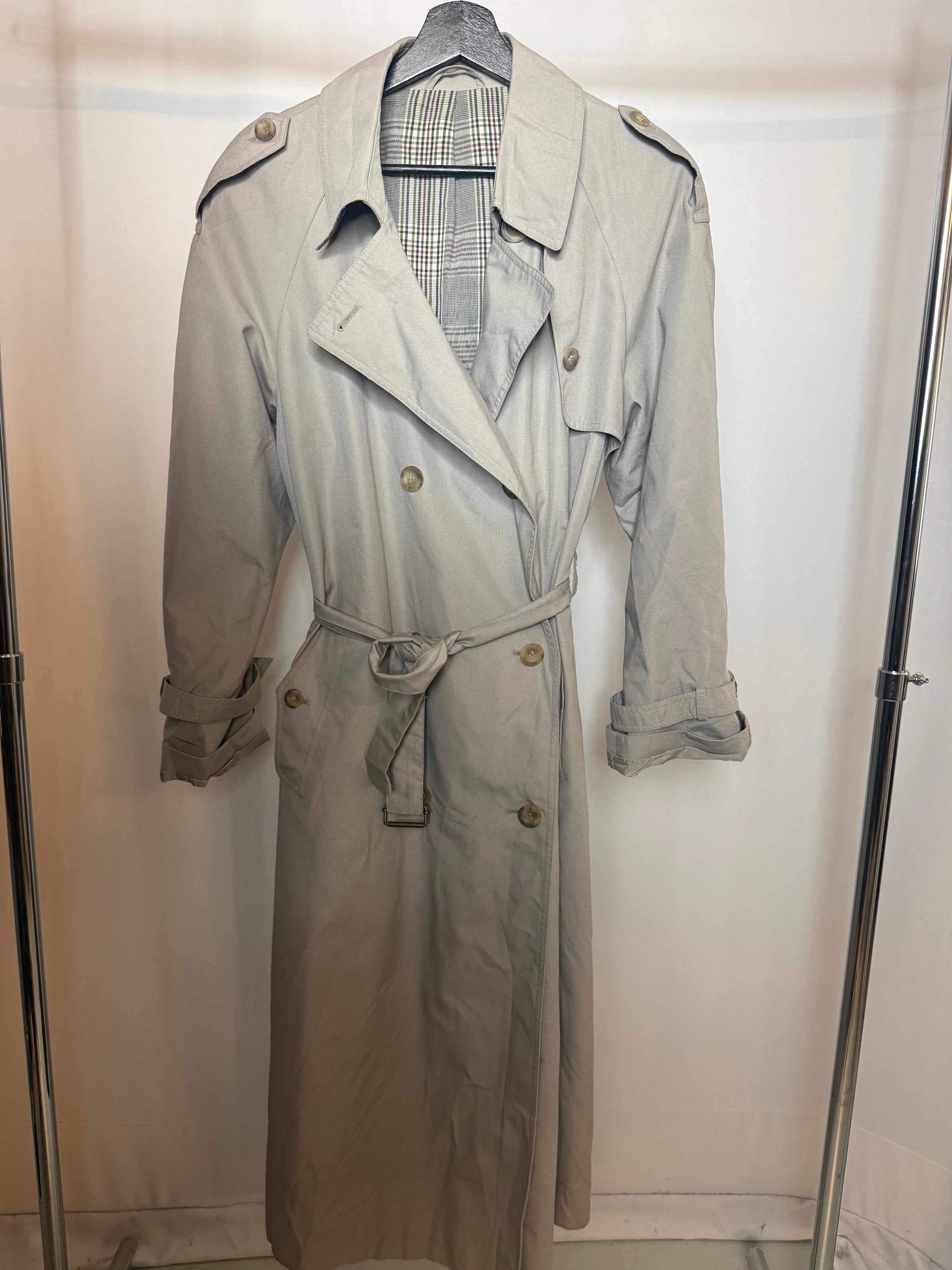 Trench gris beige L live