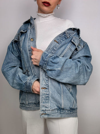 Veste en jeans clair Wampum vintage