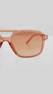Vintage 70's recycled coral glasses 