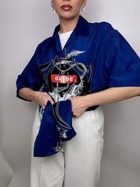 XXL Blue Vintage Dragon Shirt