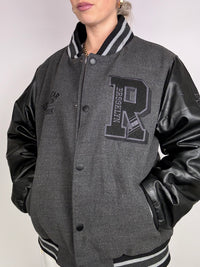 Vintage black bomber 