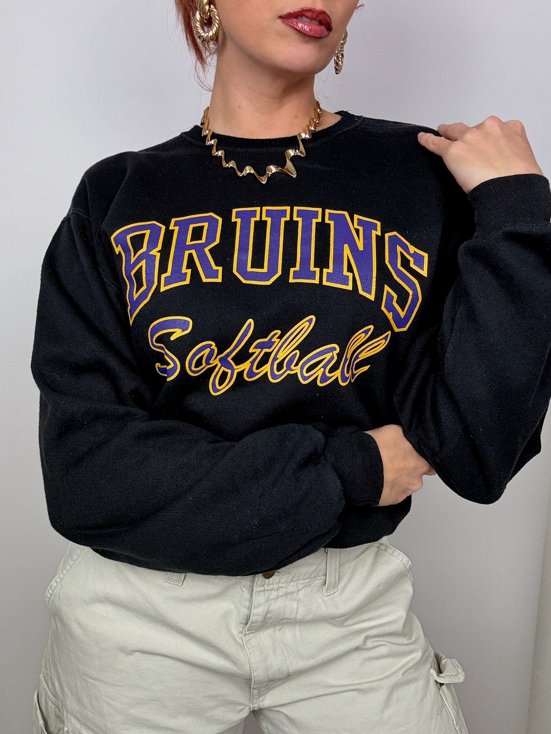 Champion Vintage S Black Sweater