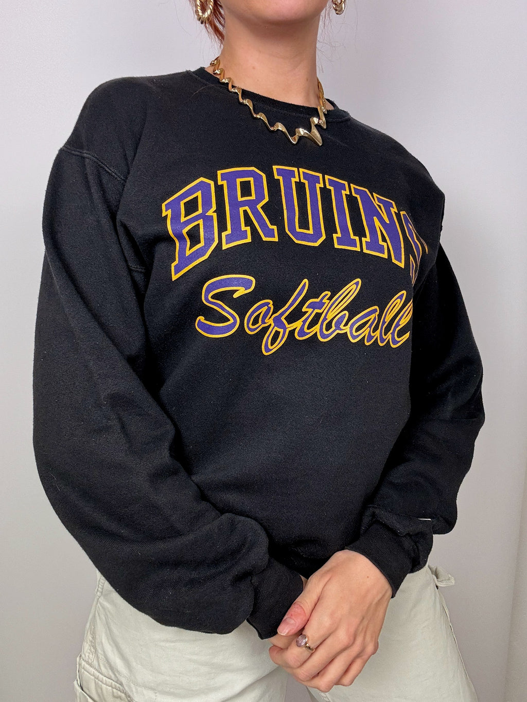 Champion Vintage S Black Sweater