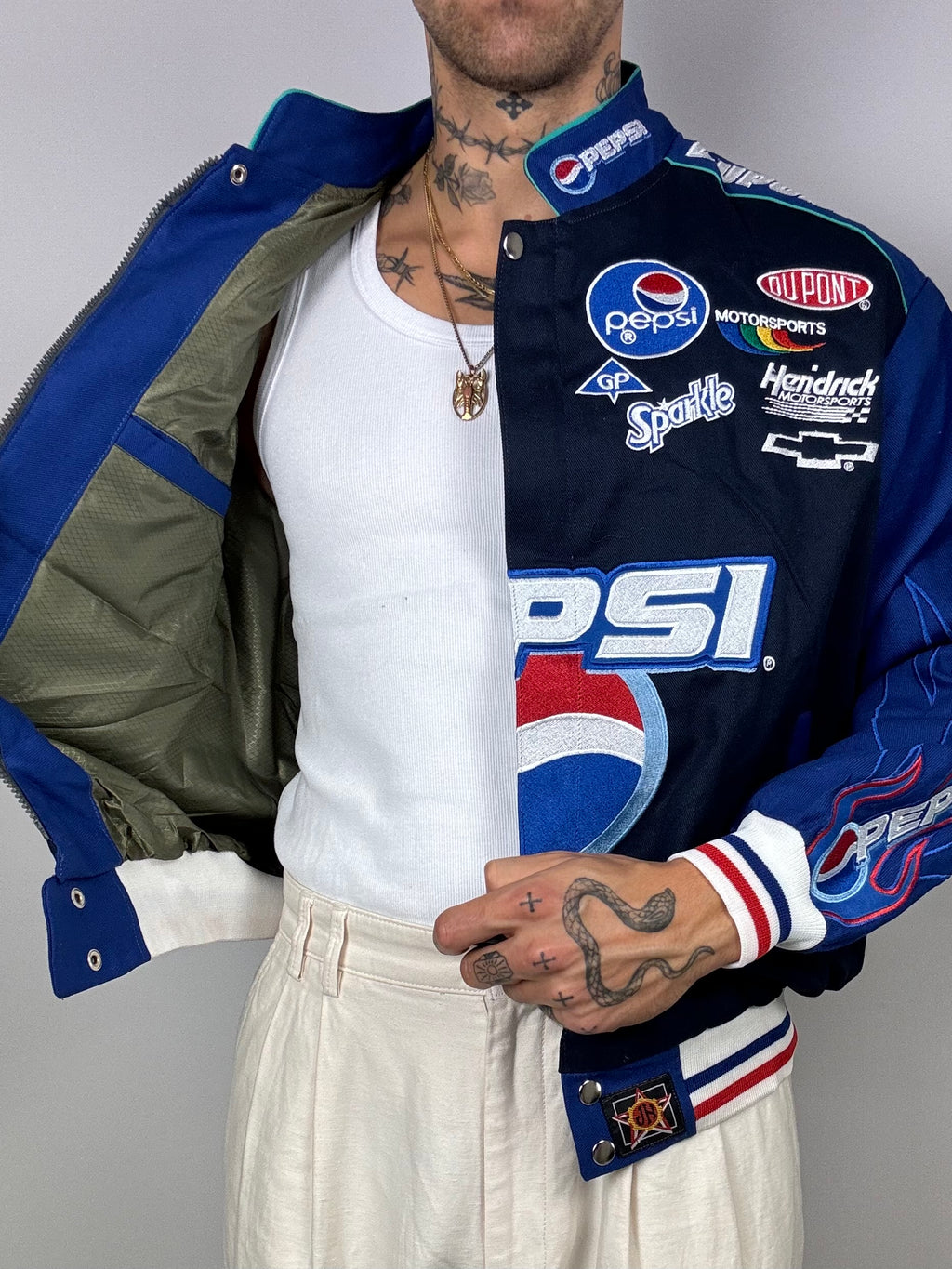Veste racing vintage de collection Pepsi