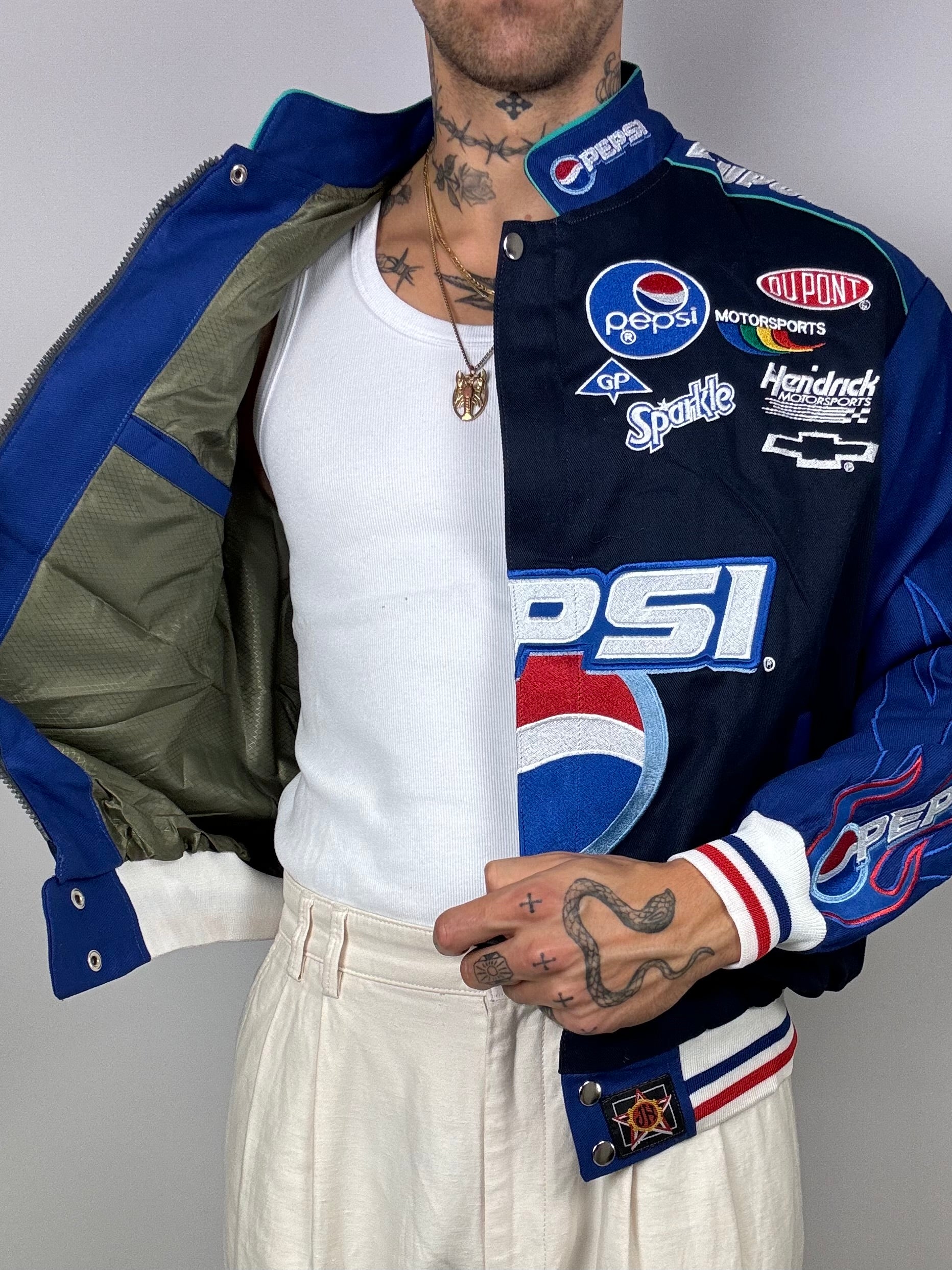 Veste racing vintage de collection Pepsi