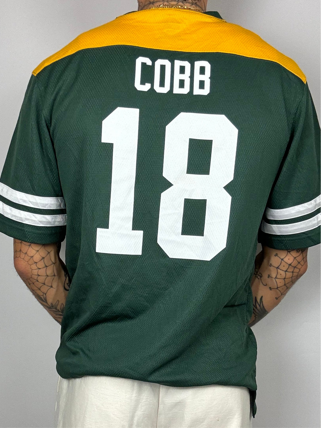 Vintage Grünes Packers American Football Trikot