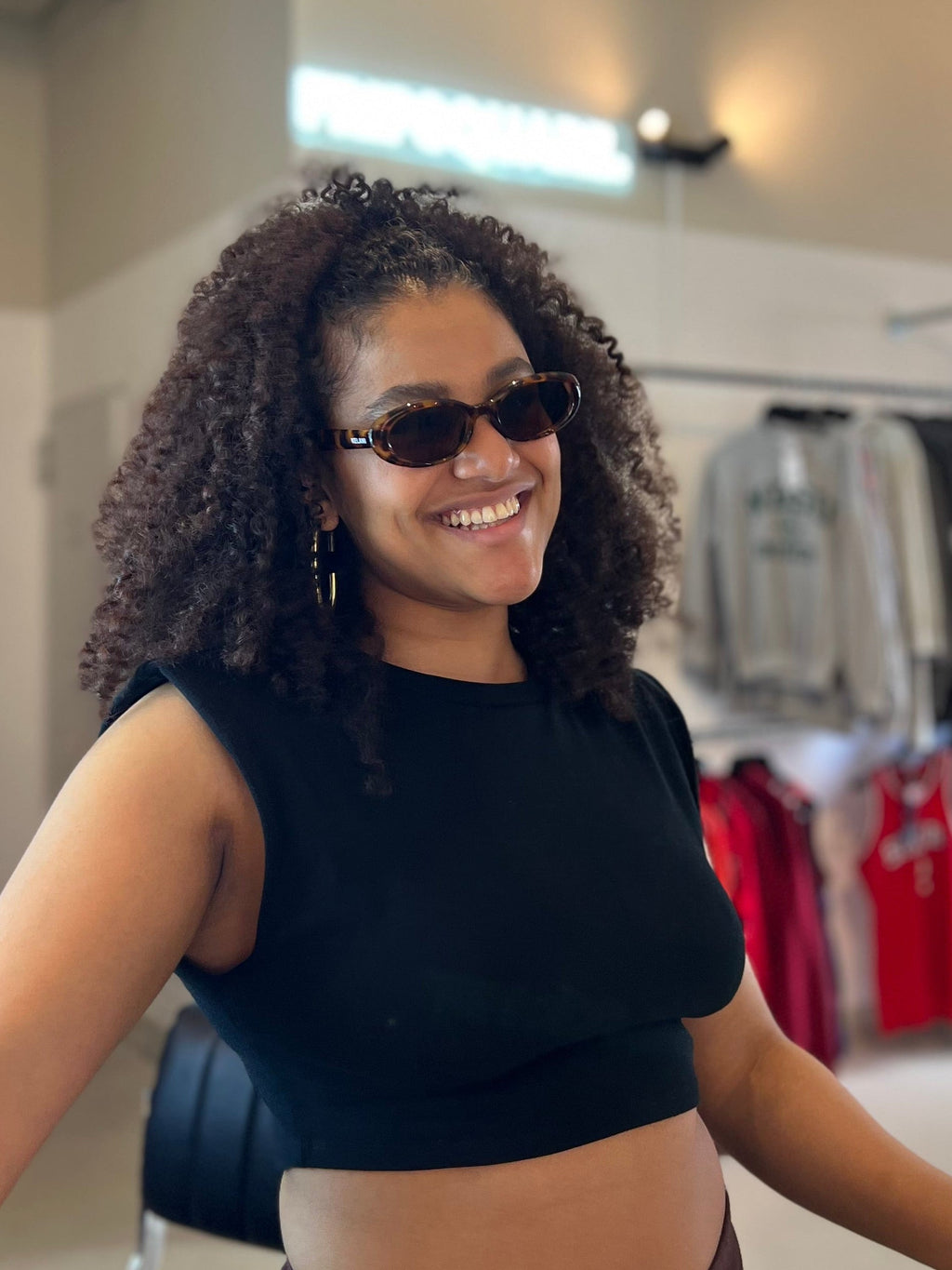 Recycled Vintage Oval Tortoiseshell Glasses