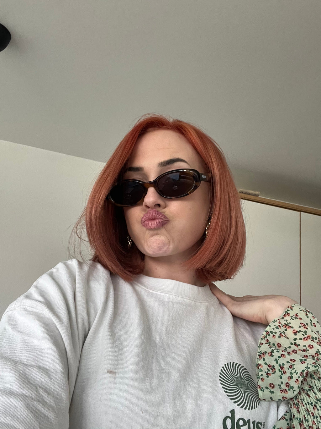 Recycled Vintage Oval Tortoiseshell Glasses