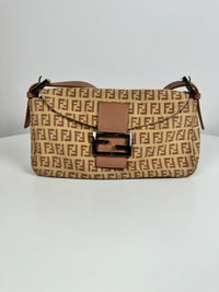 Sac Fendi Baguette Rose en Toile