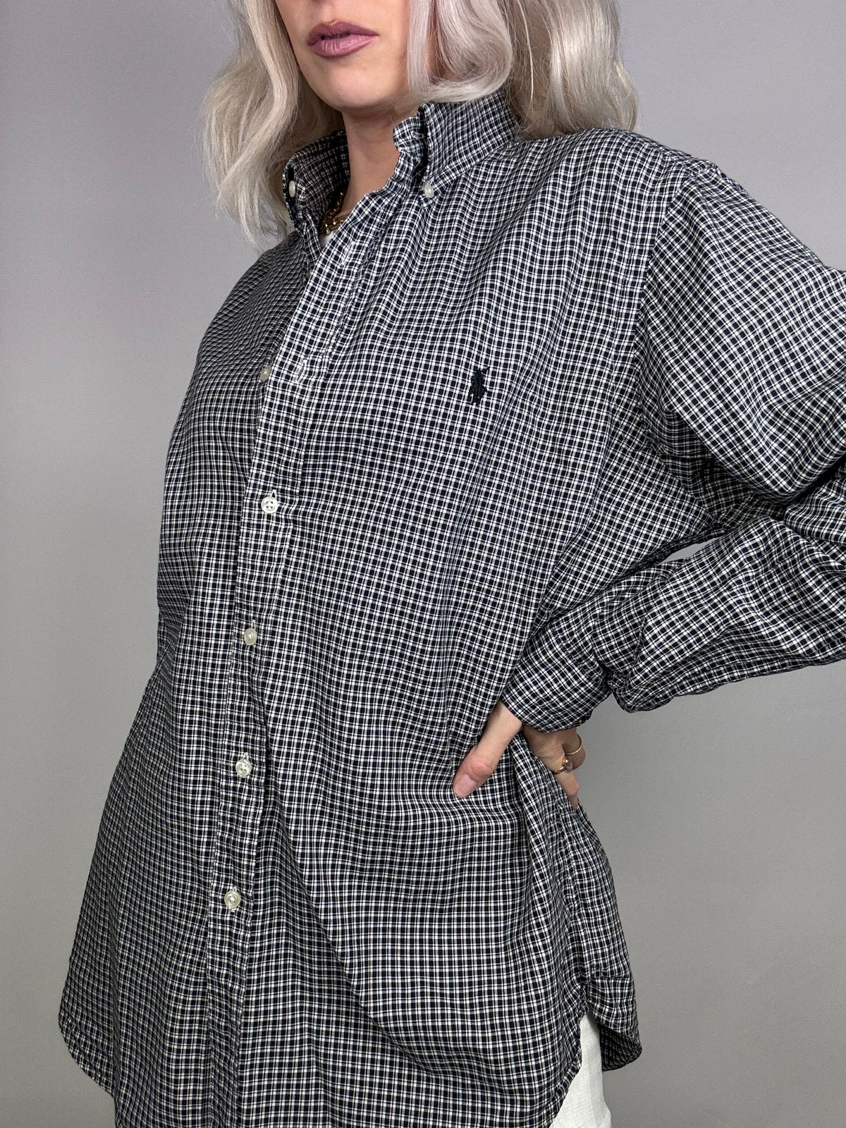Polo Ralph Lauren Vintage Black/White Plaid