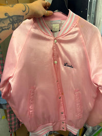 Bomber rose satinée