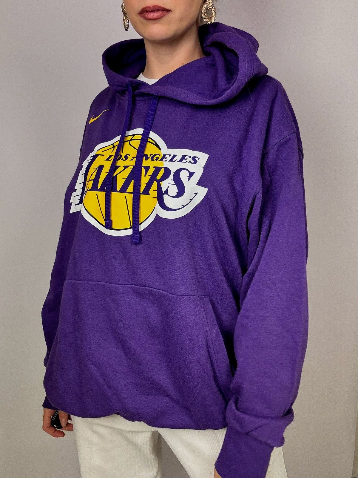 Purple and yellow Lakers hoodie