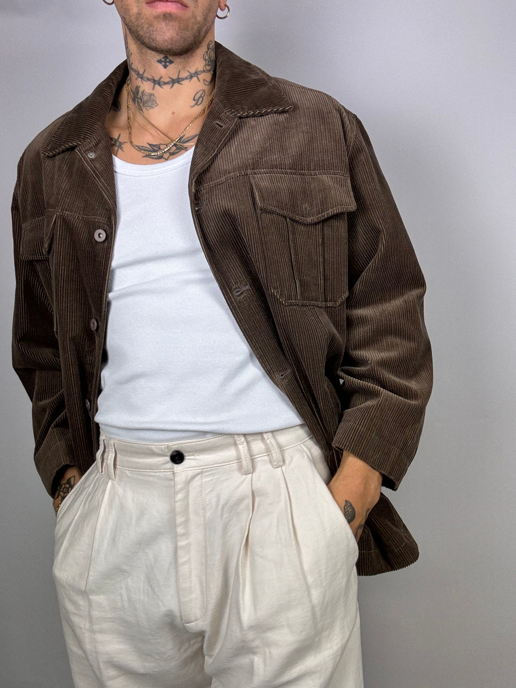 Vintage brown corduroy jacket