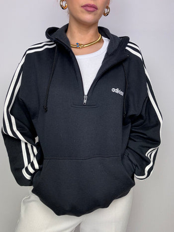 Pull vintage américain noir adidas