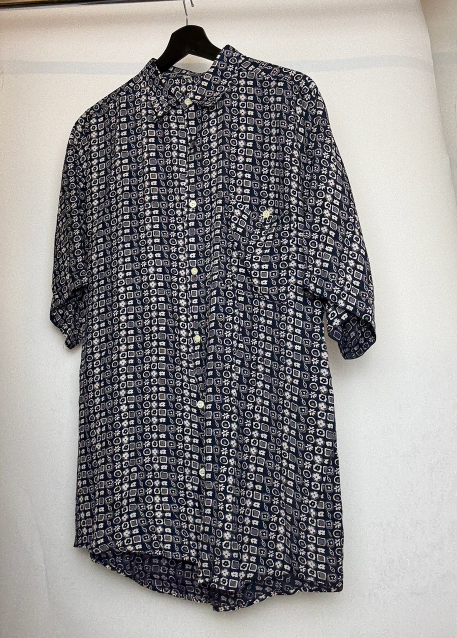 Chemise en viscose imprimée XL braderie