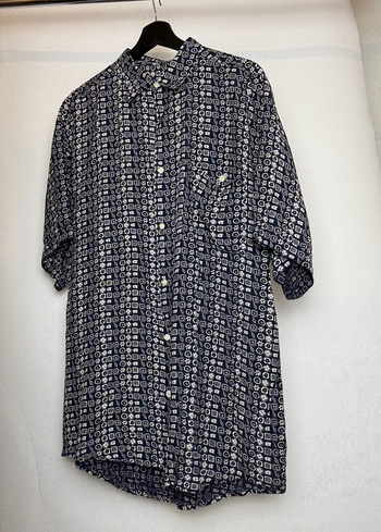 Chemise en viscose imprimée XL braderie
