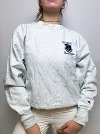 Vintage University Gray Sweater L