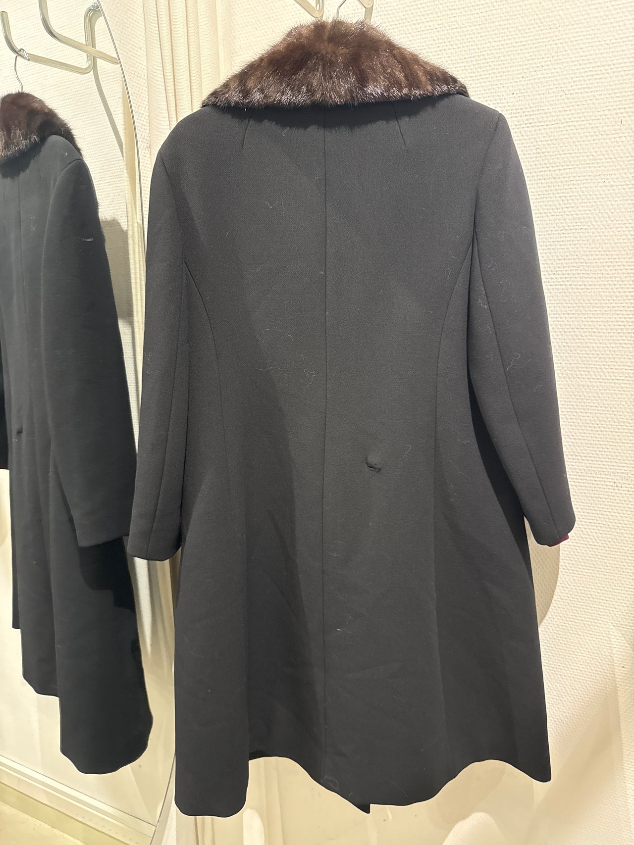 Manteau avec col fourrure M/L live