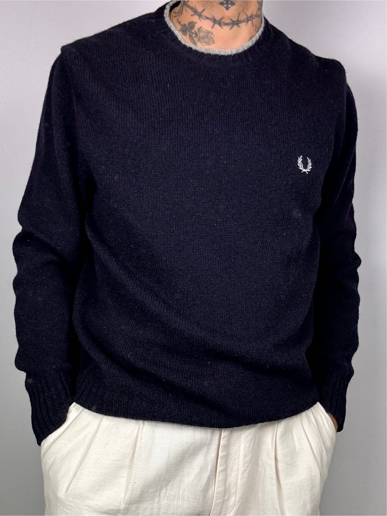 Pull en maille Fred Perry