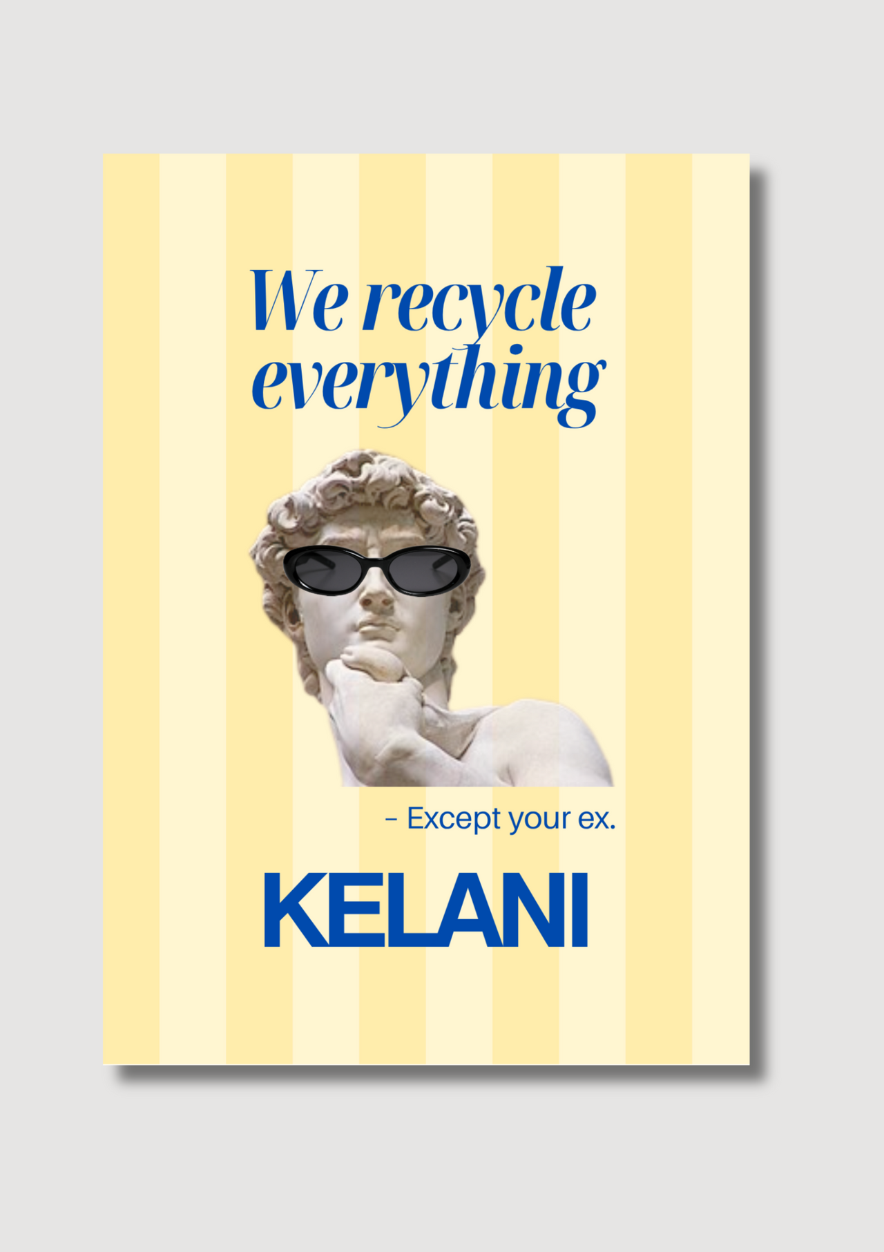 Carte de voeux "Not Your Muse"