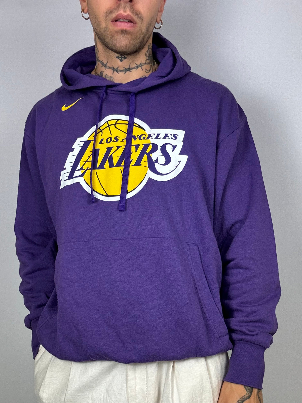 Purple and yellow Lakers hoodie