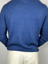 Vintage blue jacquard sweater