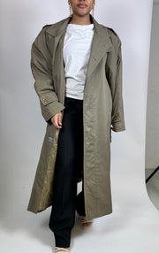 Vintage beige trench coat S/M 