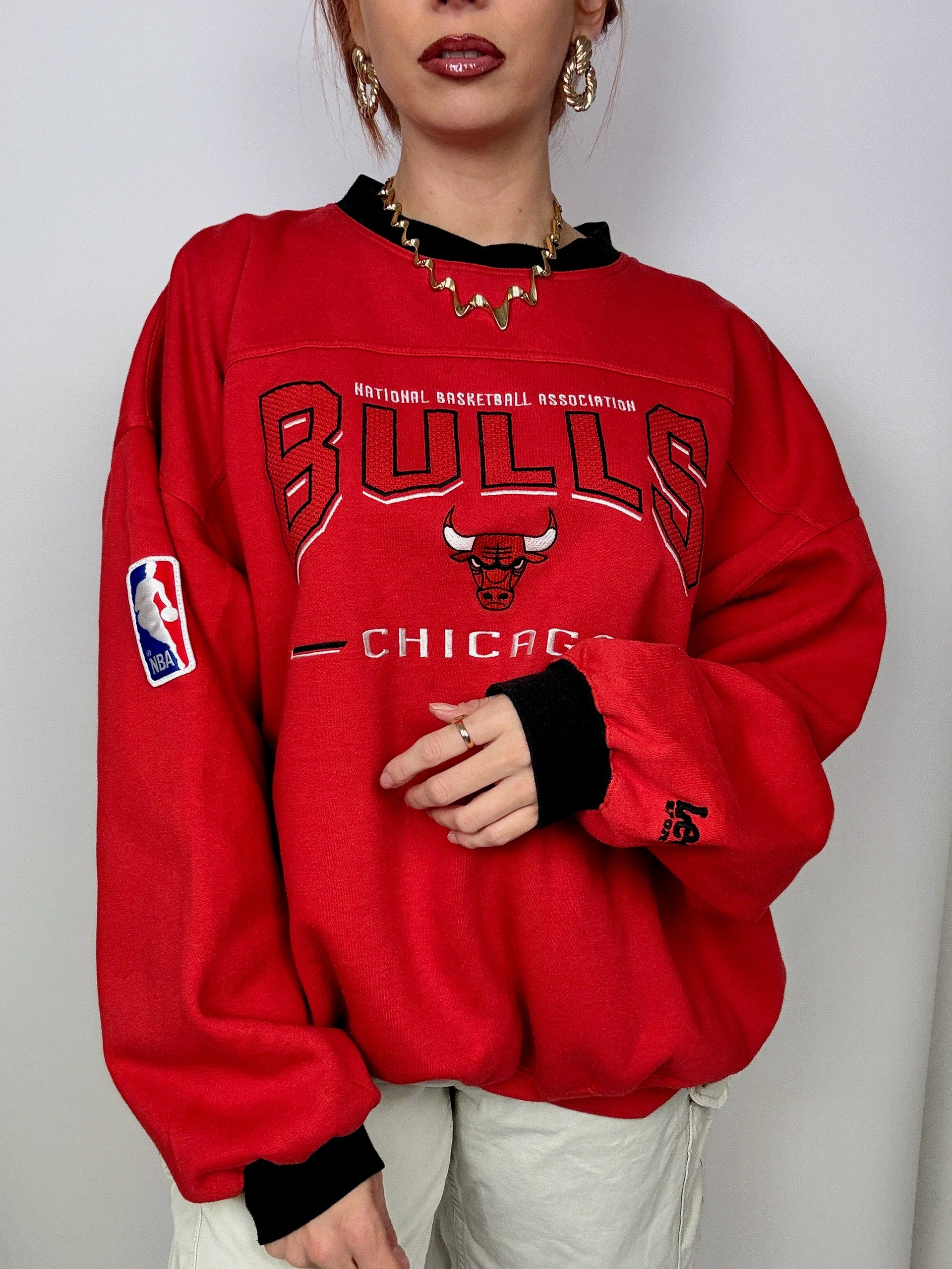 Bulls Vintage XXL Red Sweater