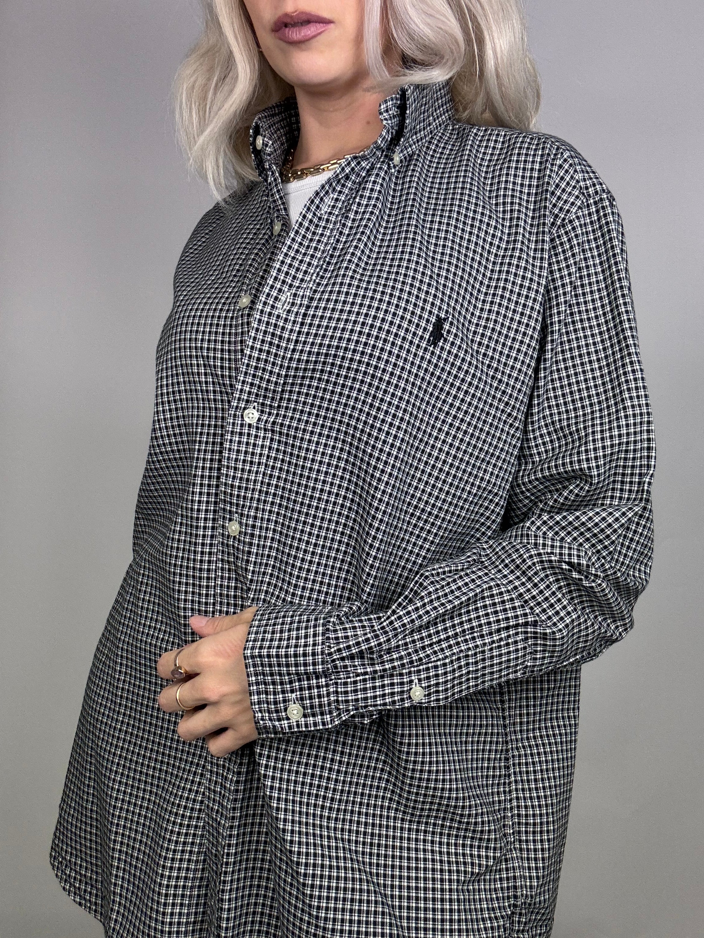 Polo Ralph Lauren Vintage Schwarz/Weiß kariert