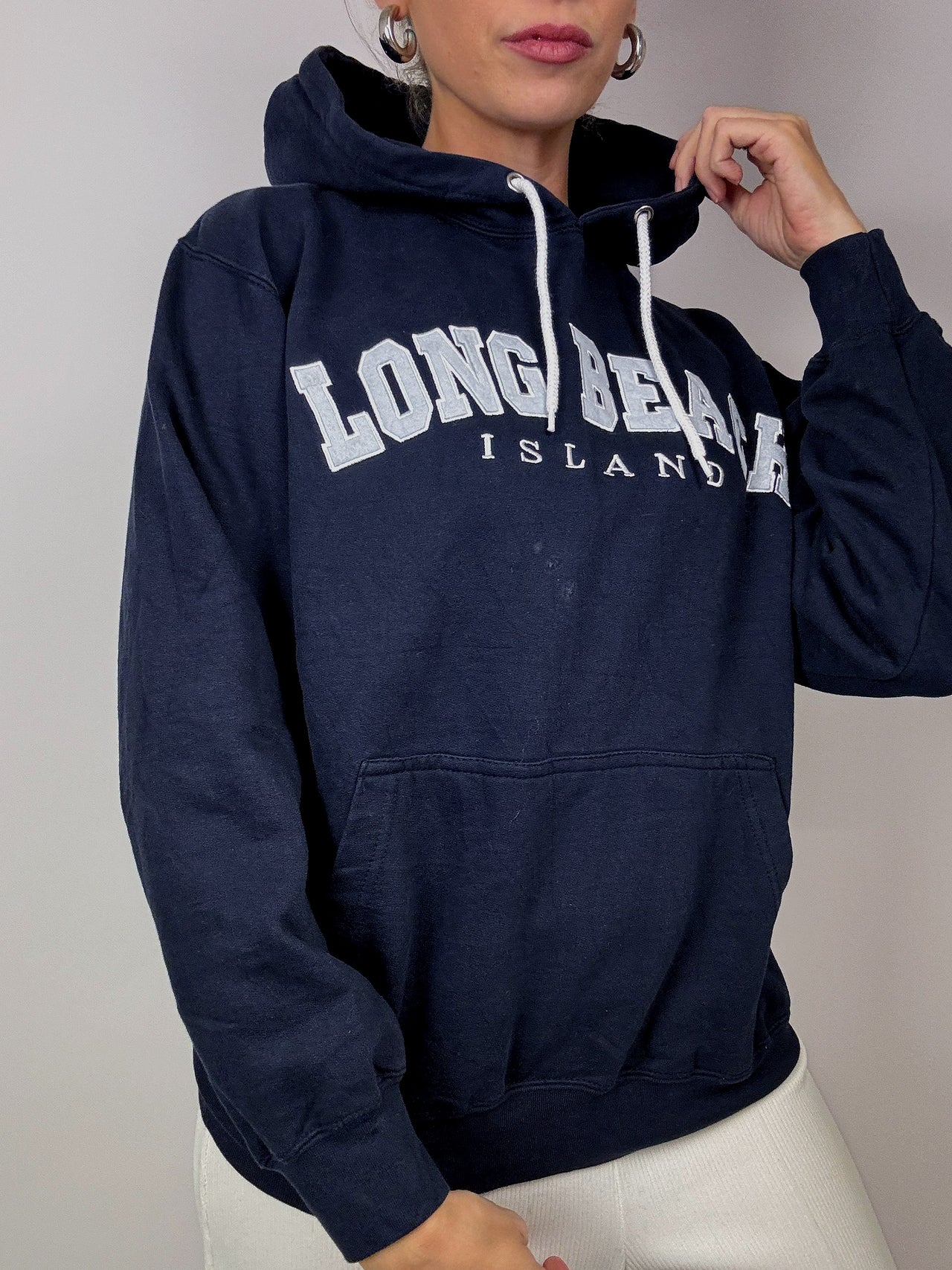 Navy blue hoodie