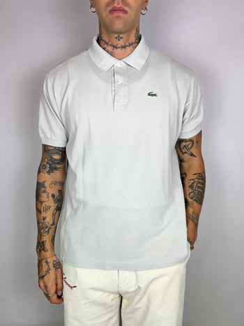 Polo Lacoste blanc L