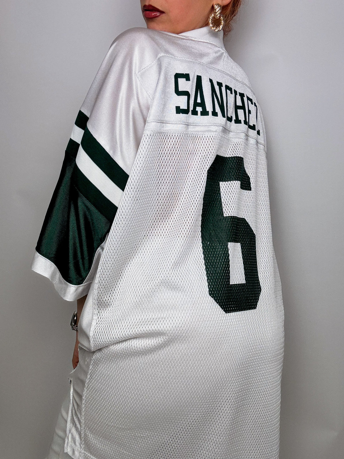 Weißes amerikanisches Vintage-Trikot