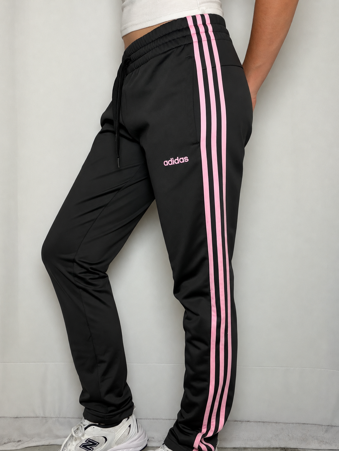 Jogging gris et rose Adidas S vintage
