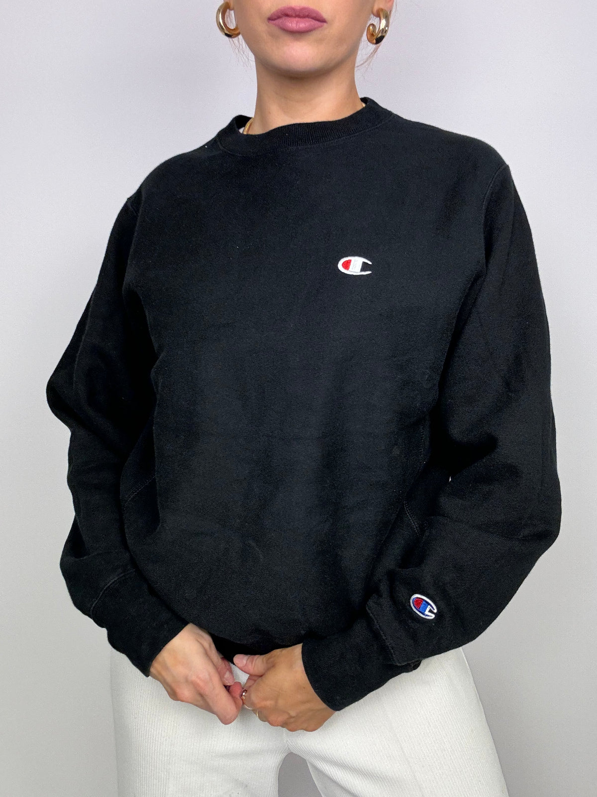 Champion Black American Vintage Sweater