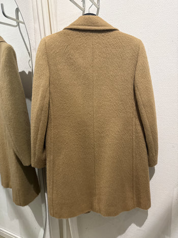 Manteau en laine beige M/L live