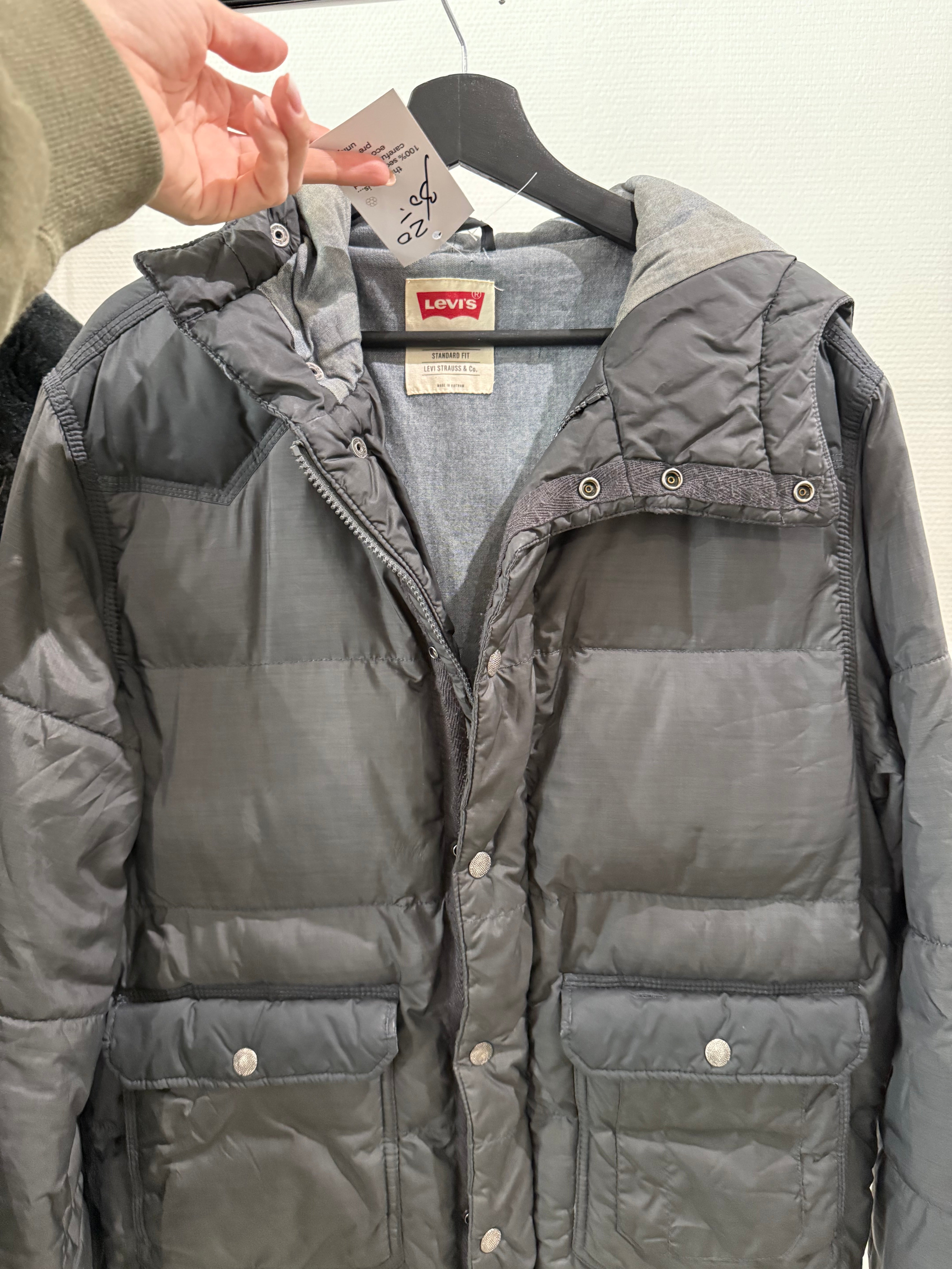 Doudoune Levi’s grise L