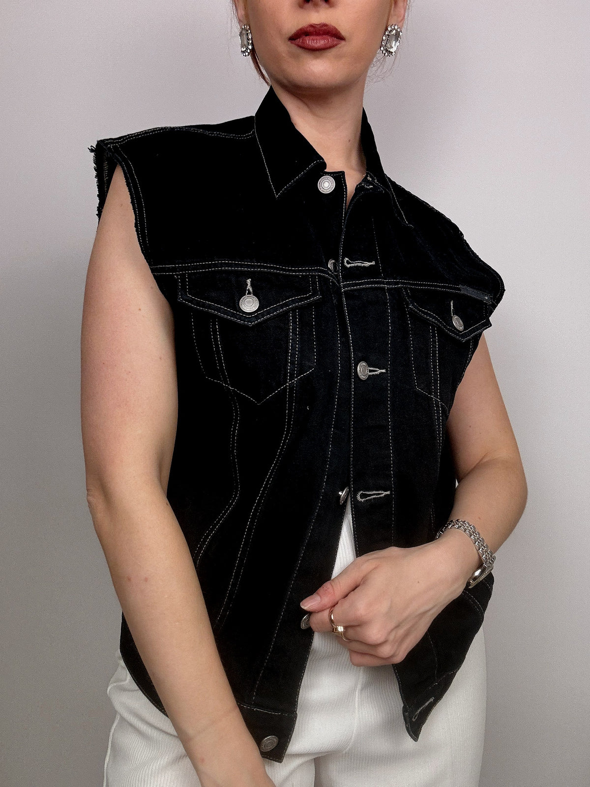 Vintage Jeansweste M