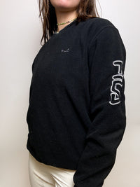Fila vintage black fleece sweater M 