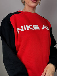 Black and red Nike Air sweater