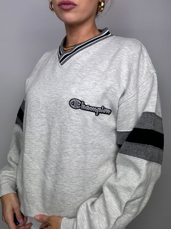 Pull vintage américain gris champion