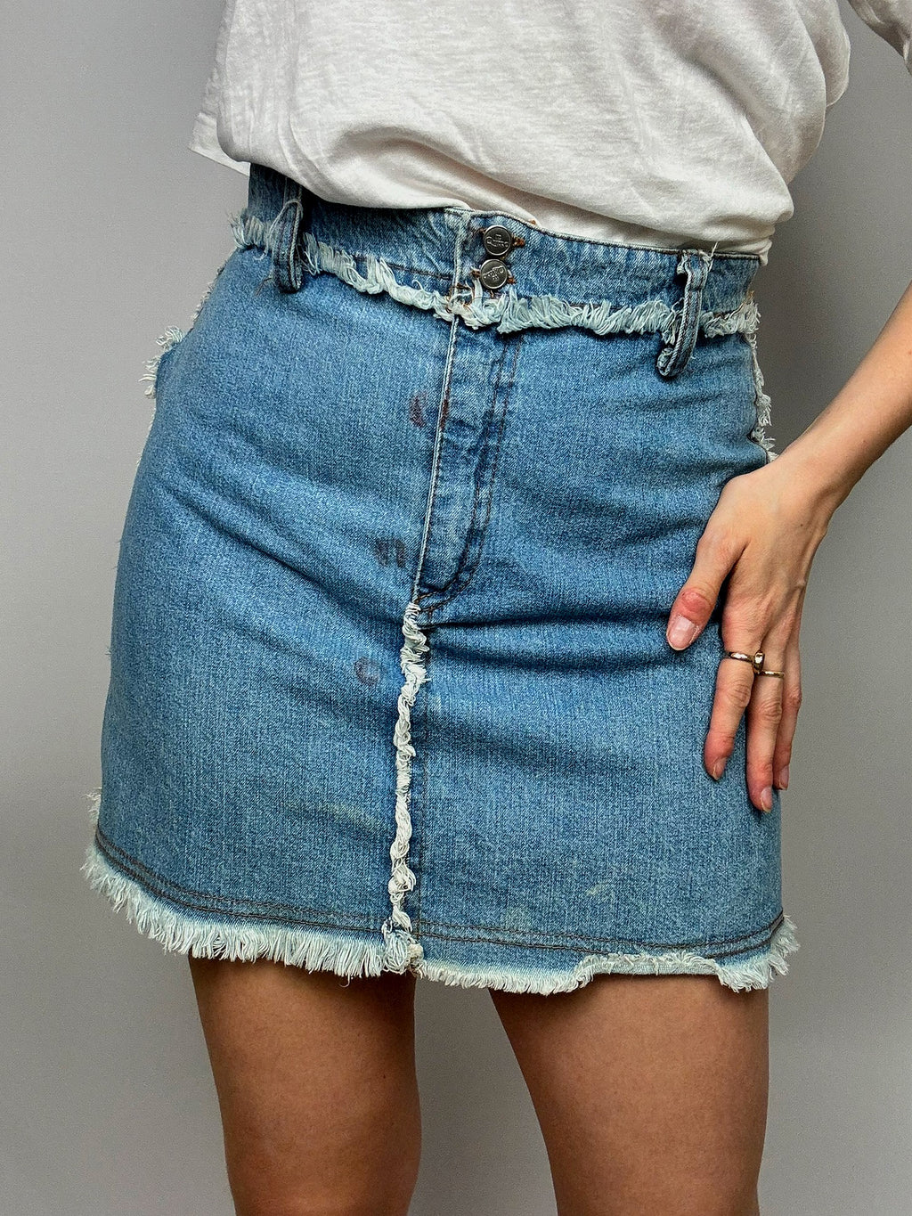 Vintage Denim Minirock