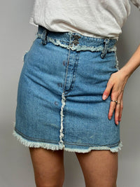 Vintage Denim Minirock