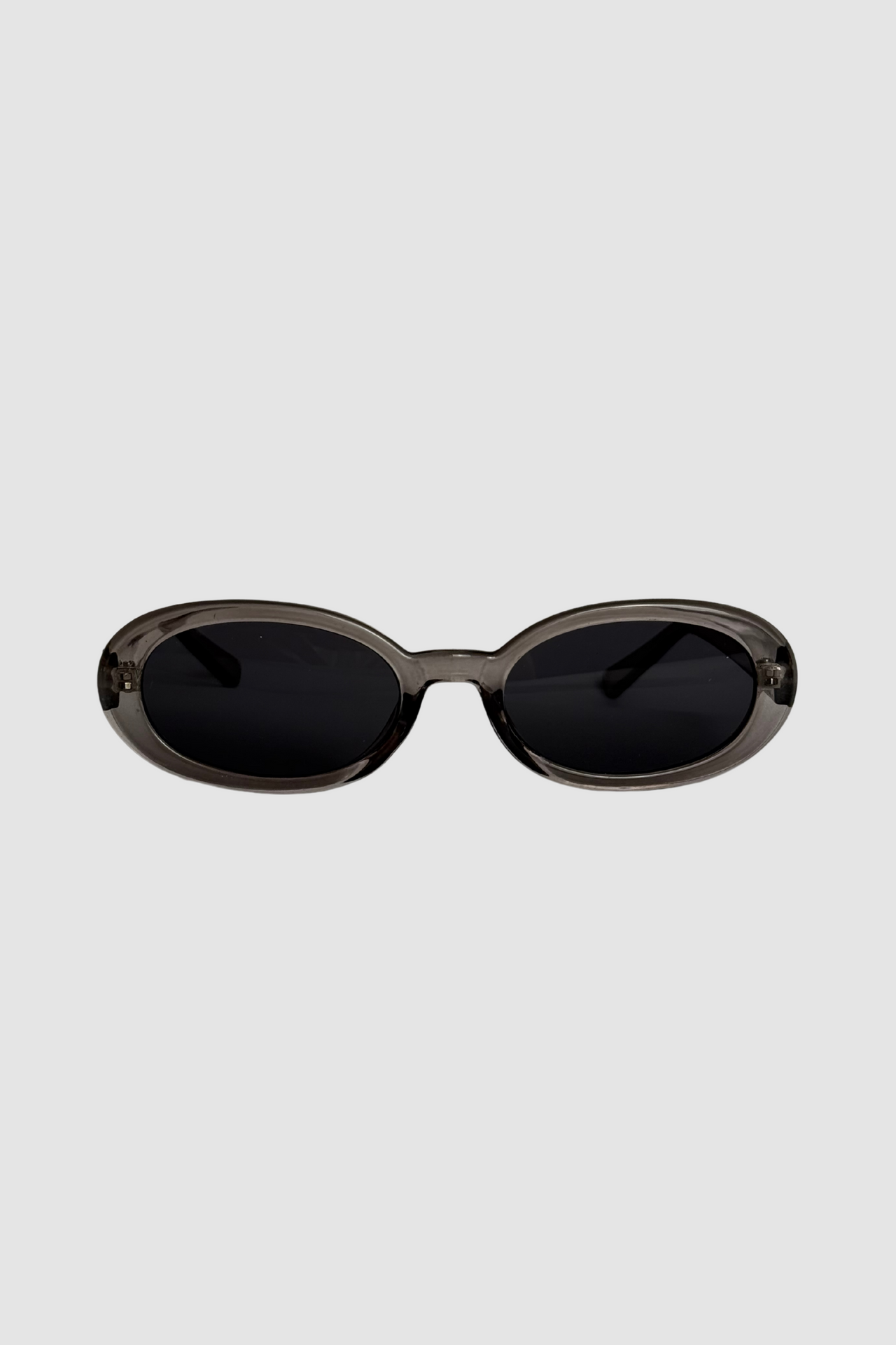 Blue recycled rectangular vintage glasses with blue lenses 