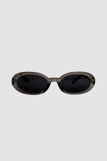 Blue recycled rectangular vintage glasses with blue lenses 